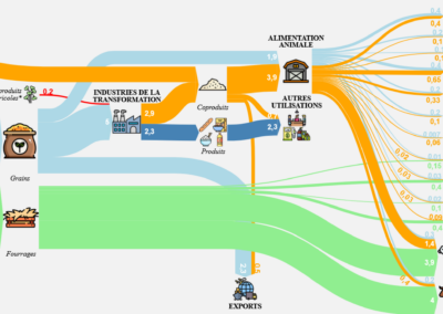 Cartographie de flux des matières premières en alimentation animale